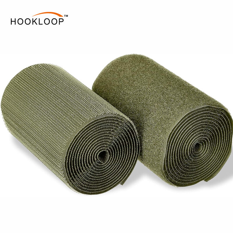Wholesales Sew on Hook and Loop Tape Sewing Fastening Nylon Fabric Tape with Non-Adhesive for DIY Craft Interlocking Tape