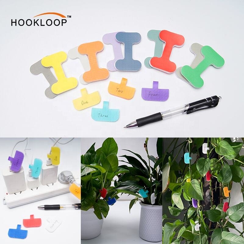Management Cable Labels Hook and Loop Regular Multi-Color Write on Cord Labels Wire Labels Cable Tags and Wire Tags