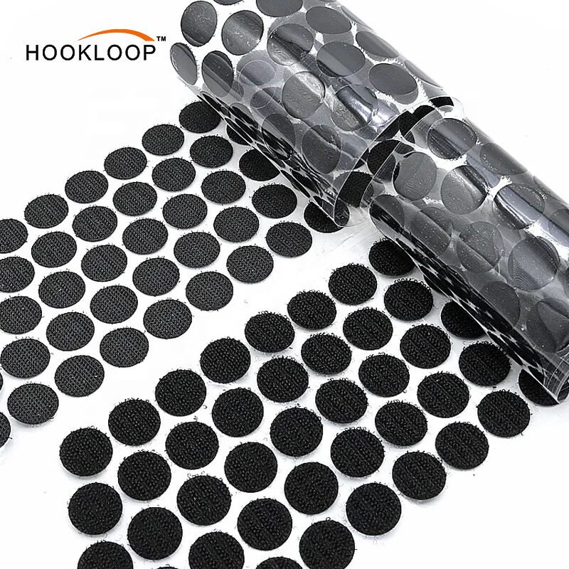 Eco-Friendly Self-Adhesive Curtain Sticky Hook Loop Dot Garment & Processing Accessories