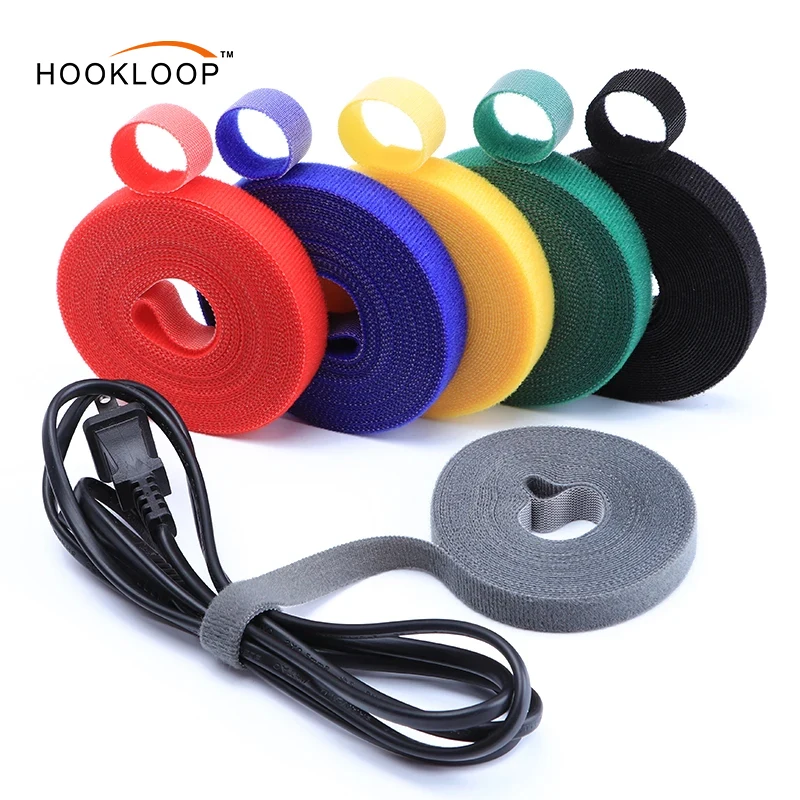 High Quality Wire Management Back to Back Hook and Loop Strips