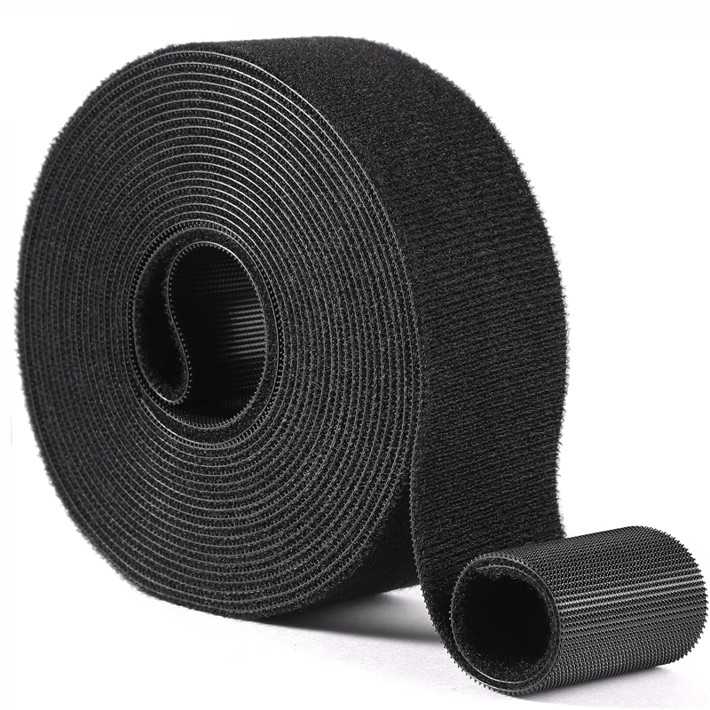 DSX Double-Sided Hook and Loop Straps, Self-Gripping,Cut to Length, Heavy Duty, Quick Wrap Cable Straps, Hook & Loop Roll for Bundling Fastening Storage and Organization