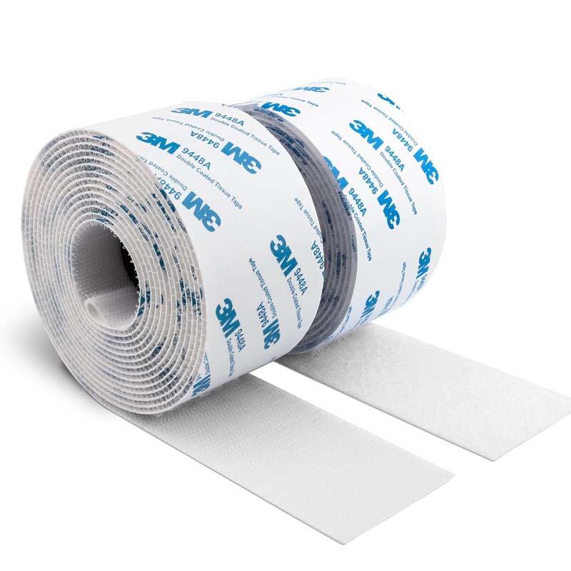 Wholesales Hook and Loop Double Sided Tape Interlocking Tape Sewing Fasteners Industrial Hook and Loop Roll Tape