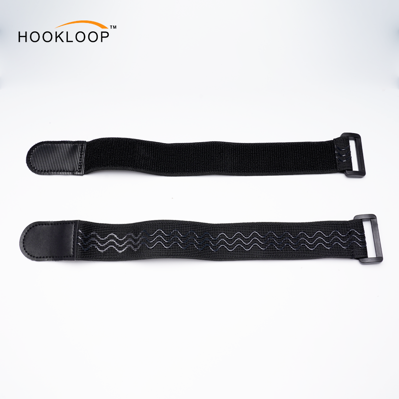 Wholesales Elastic Hook and Loop Fastening Cable Strap Silicone Anti-Slip Cinch Hook and Loop Strap Tape for Outdoor