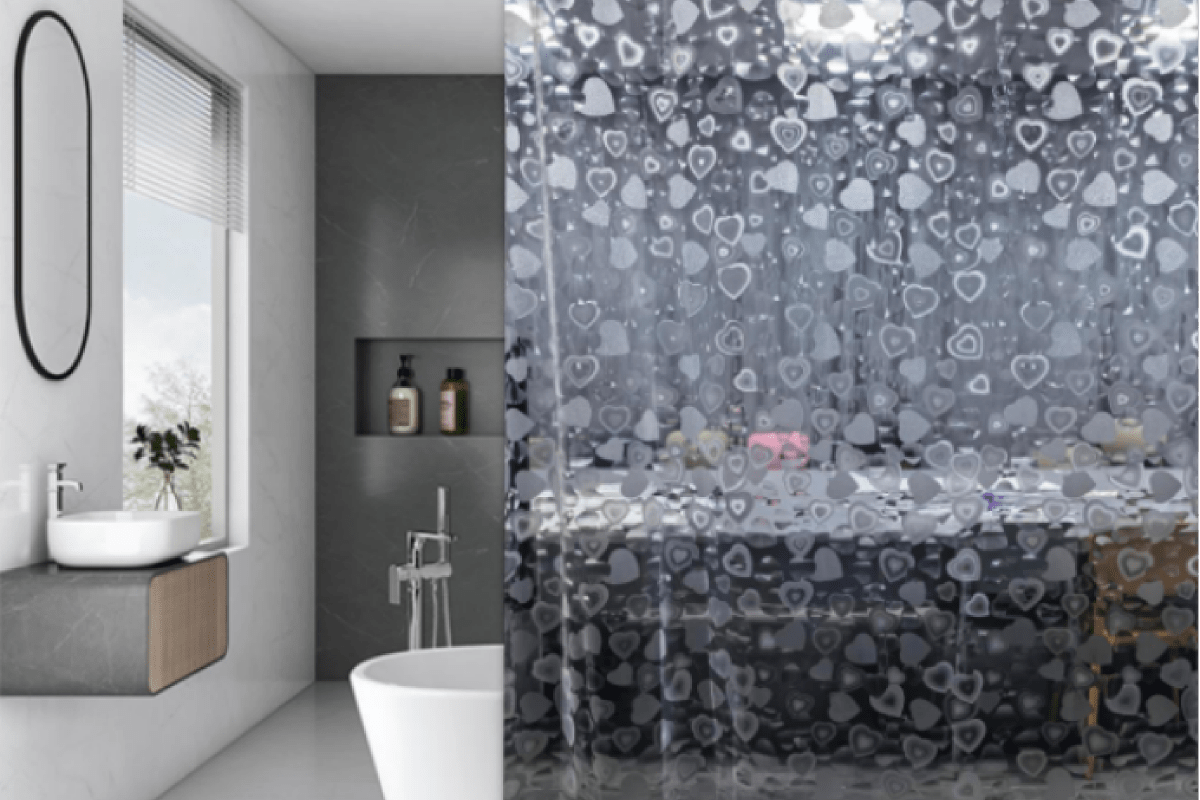 Elevate Your Bathroom with a 3D EVA Shower Curtain