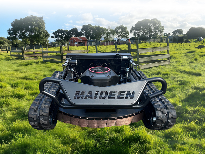 What benefits do remote control lawn mowers bring to farms
