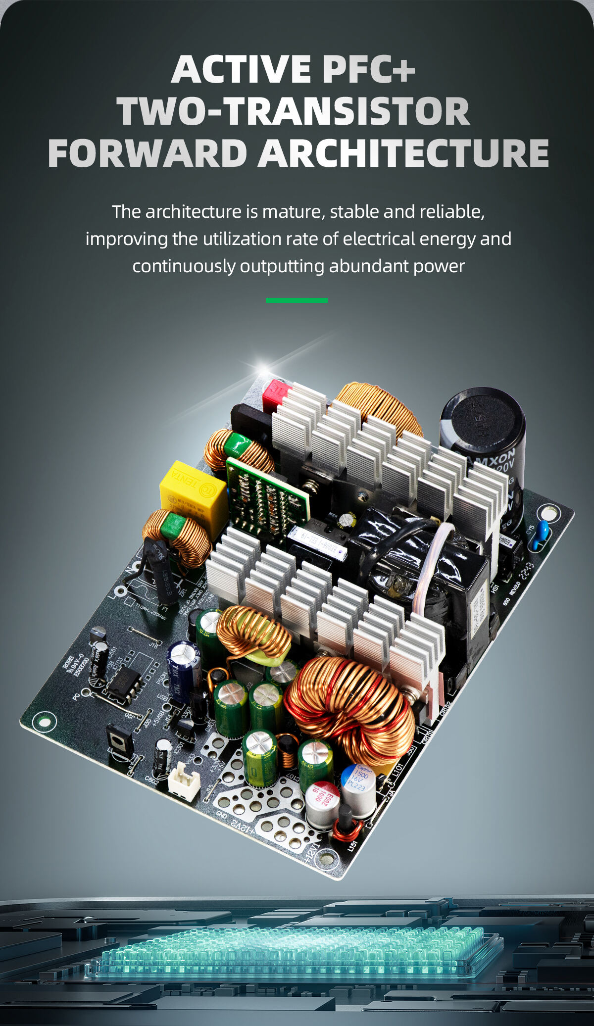 0280Plus White WF-500W Full modular PC power supply Units Computer power supply for Chassis.jpg