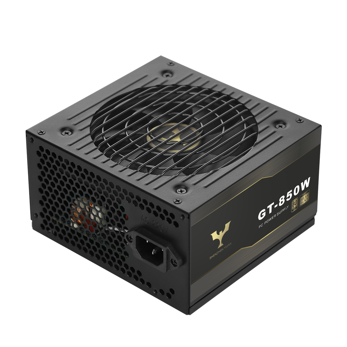 80Plus Gold GT-850W Non-modular ATX PC Power Supply Power Supply Unit PSU for Computer Gaming
