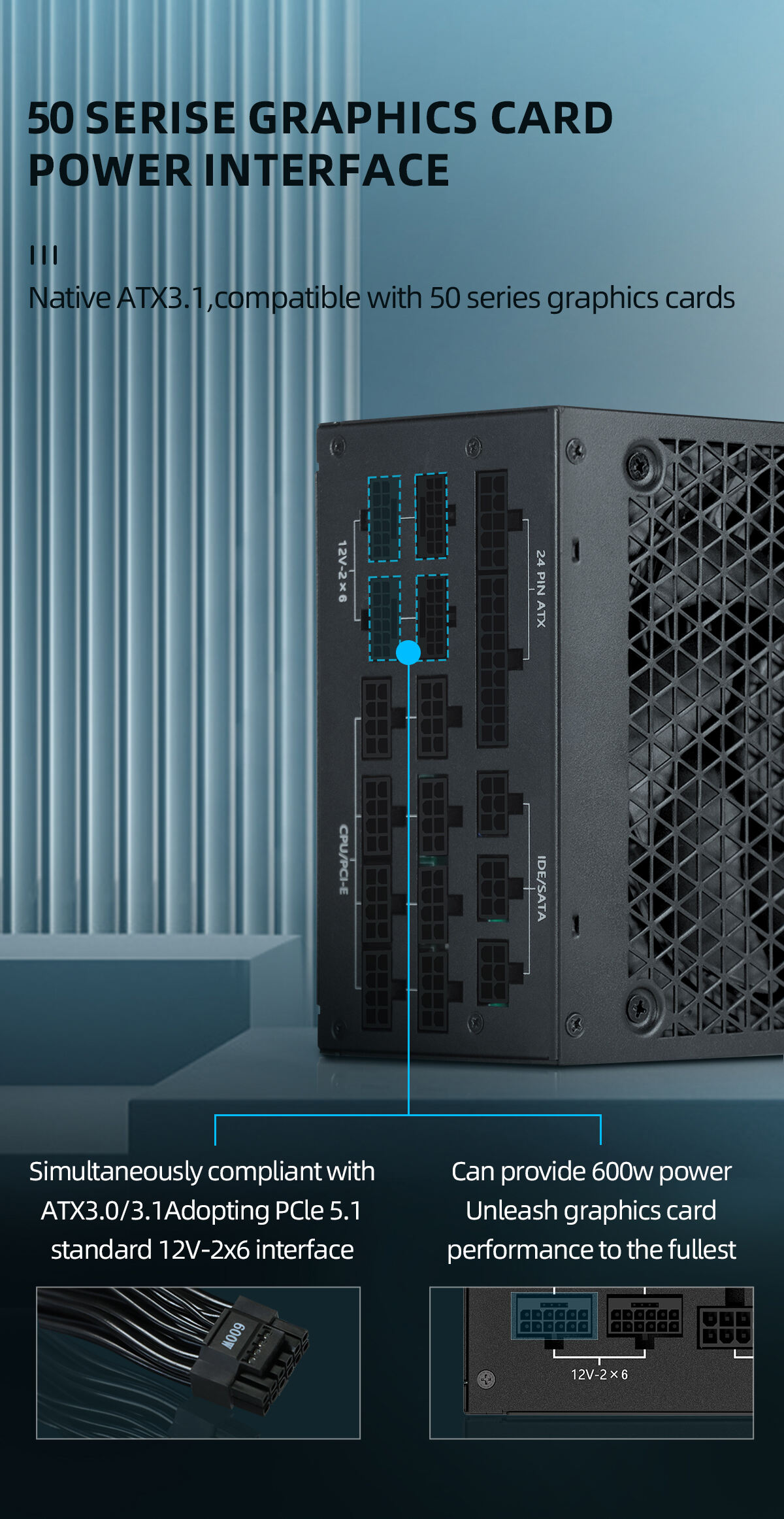 80plus platinum power supply unit for gaming