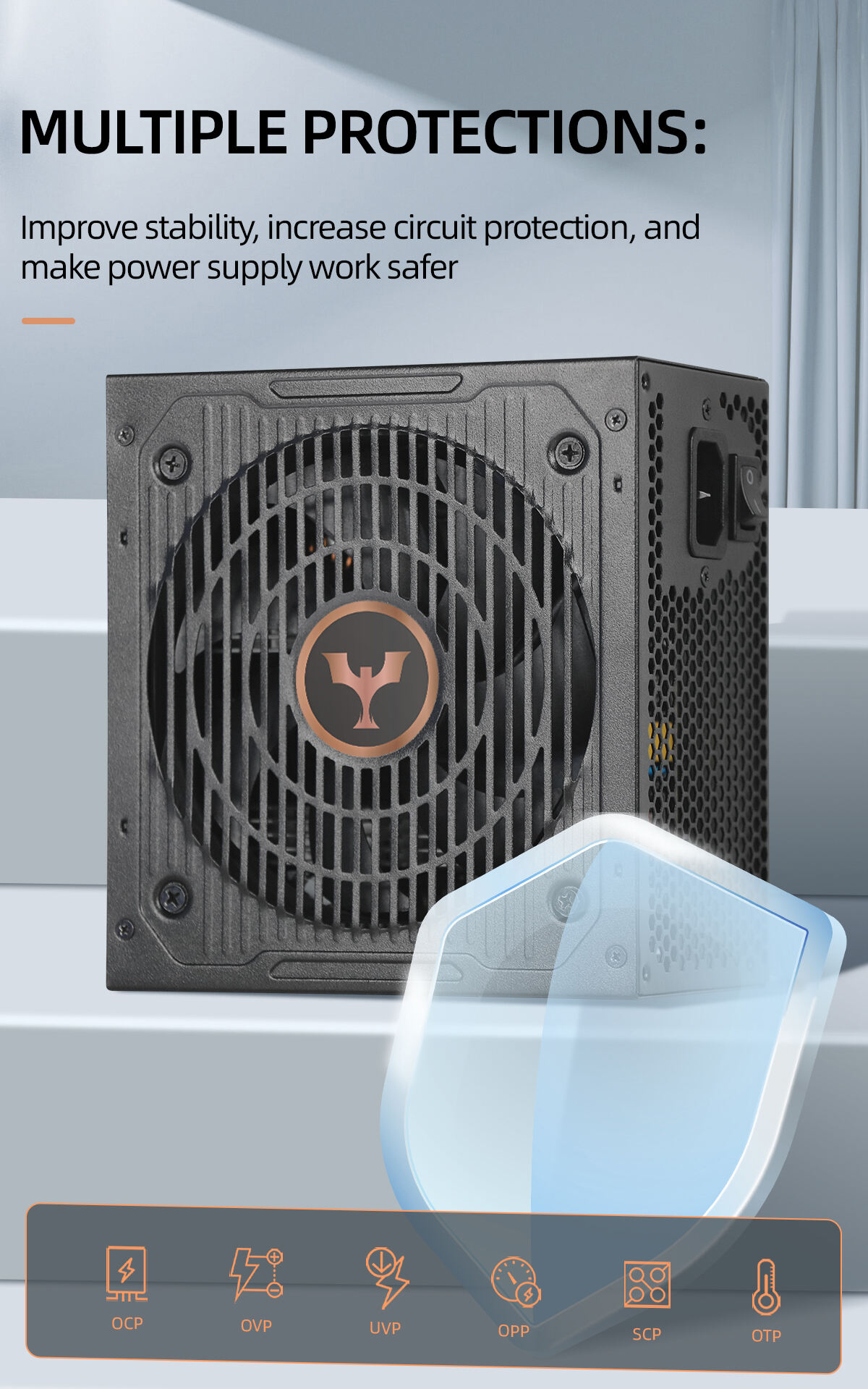 07-80Plus Bronze BZ-550W Non modular PC power supply Computer power supply for Chassis.jpg
