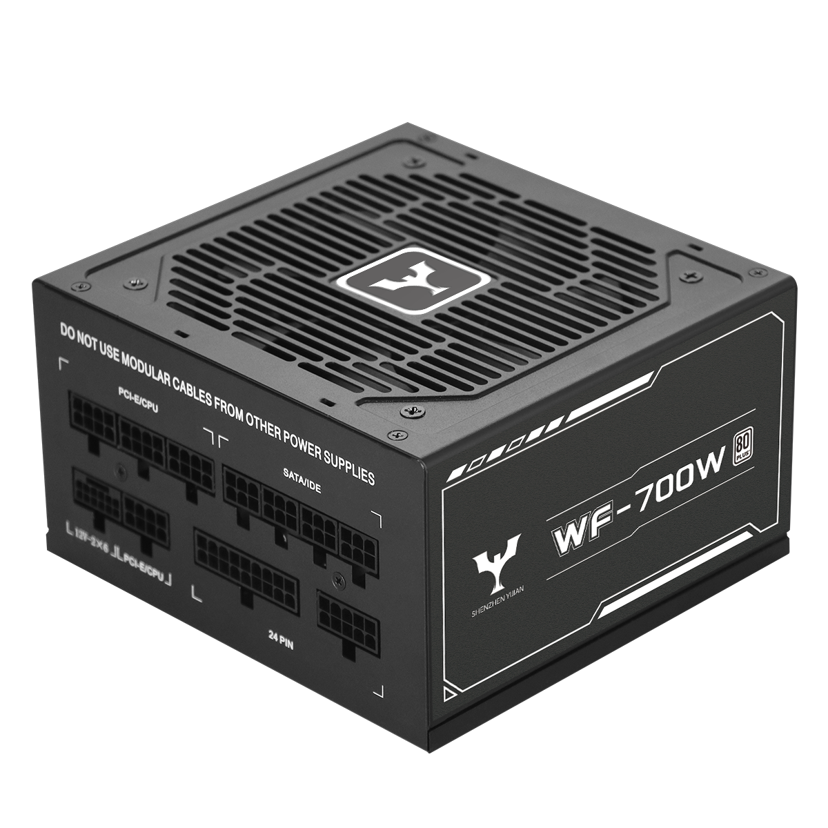 80Plus White WF-700W หน่วยจ่ายไฟแบบโมดูลเต็มสำหรับพีซี เครื่องจ่ายไฟเดสก์ท็อปสำหรับตัวเครื่อง