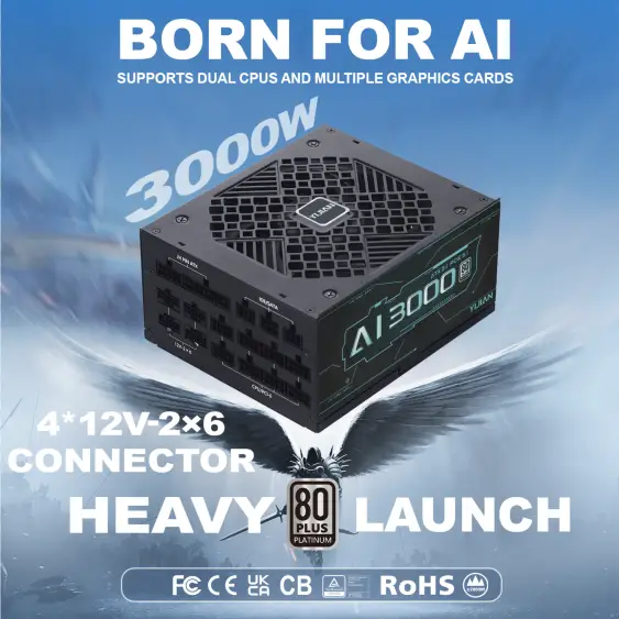 3000W Al power supply-nin buraxılışı, yeni era ilə öndən gəlir