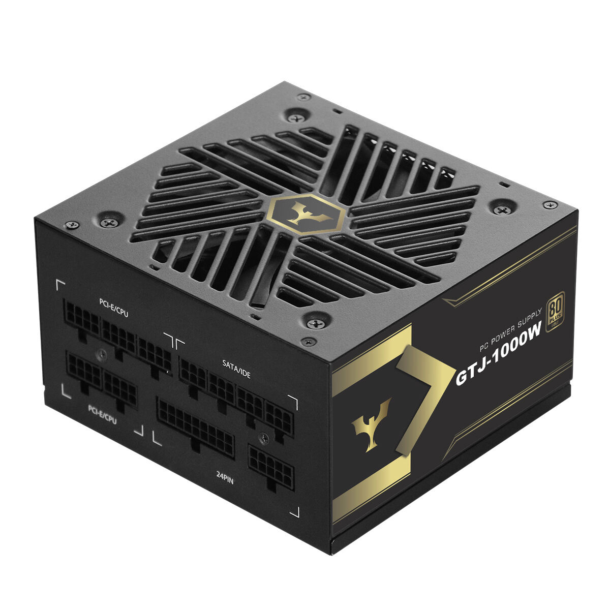 80Plus Gold GTJ-1000W Пълен модулен блок за хранене на ПК За десктопен блок за хранене за игри