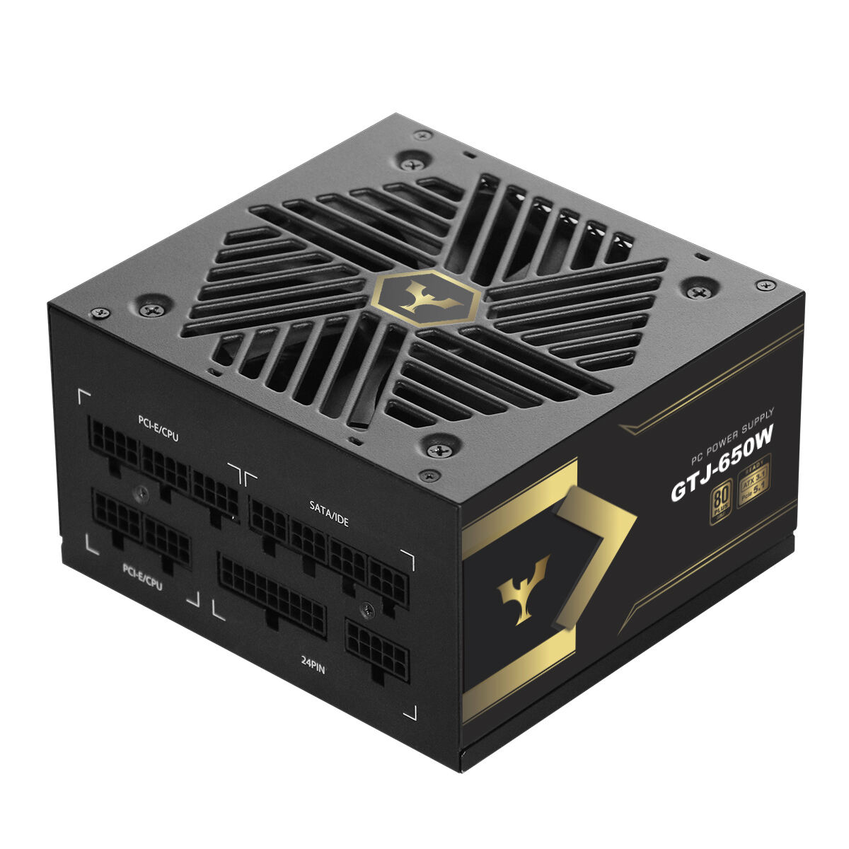 80Plus Gold GTJ-650W Пълен модулен ATX PC Източник на электричество за компютърен източник на мощност PSU за игри