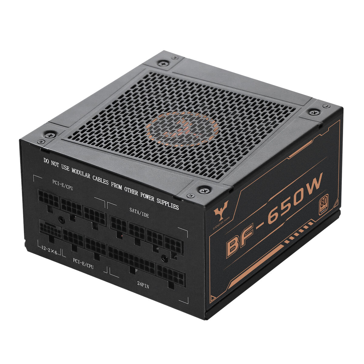 80Plus Bronze BF-650W Пълен модулен блок за хранене на компютър Хранителен източник за игра