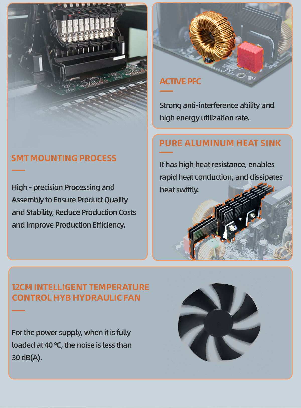 05-80Plus Bronze BZ-750W Non modular PC power supply Computer power supply PC Power Source.jpg