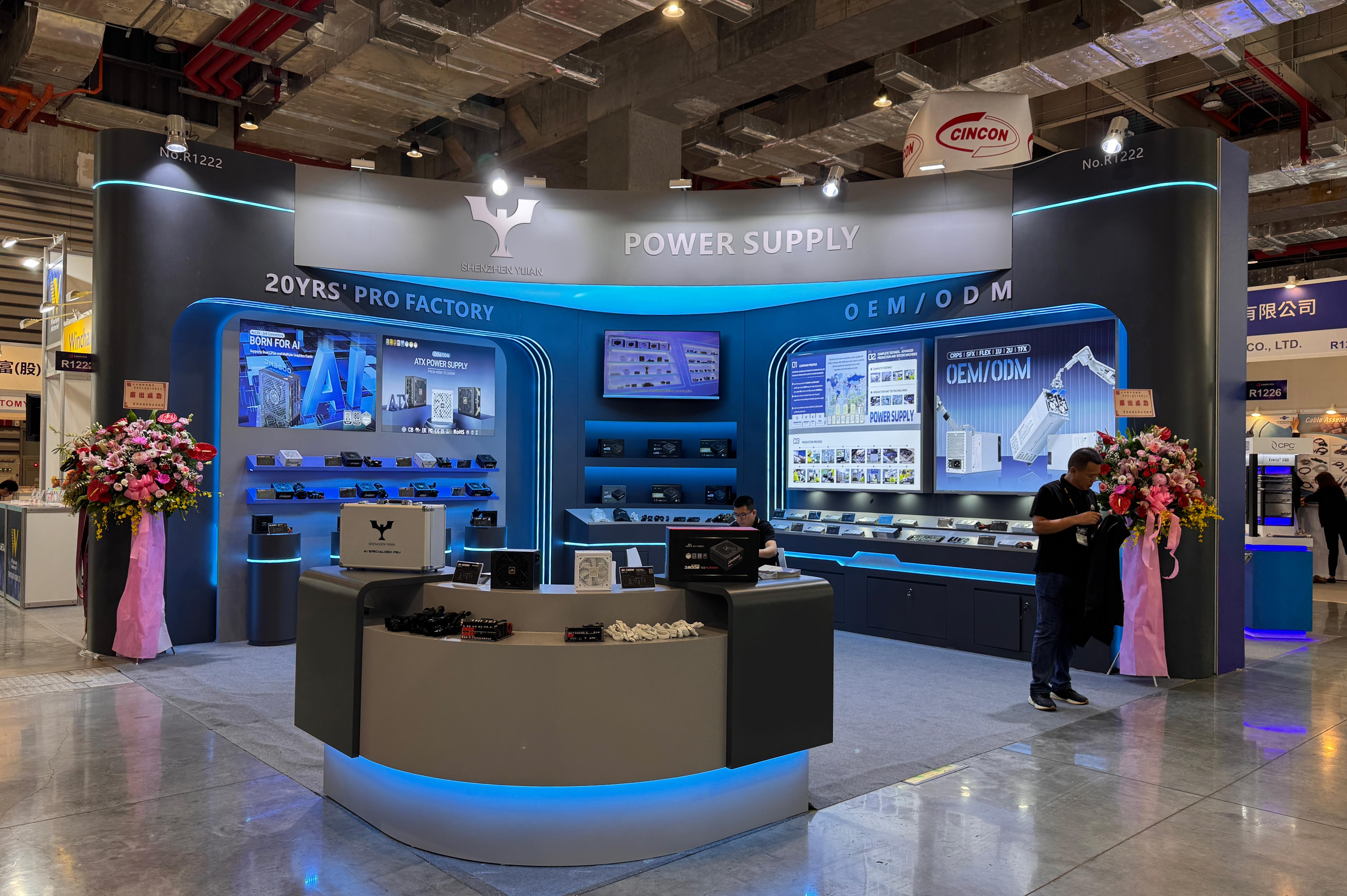 Yijian schittert op COMPUTEX 2025: AI3000W voeding steelt de show