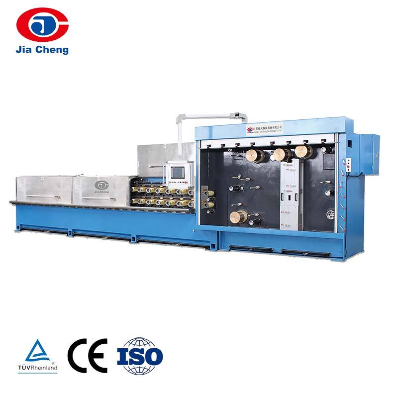 Multi-wire drawing and annealing machine 