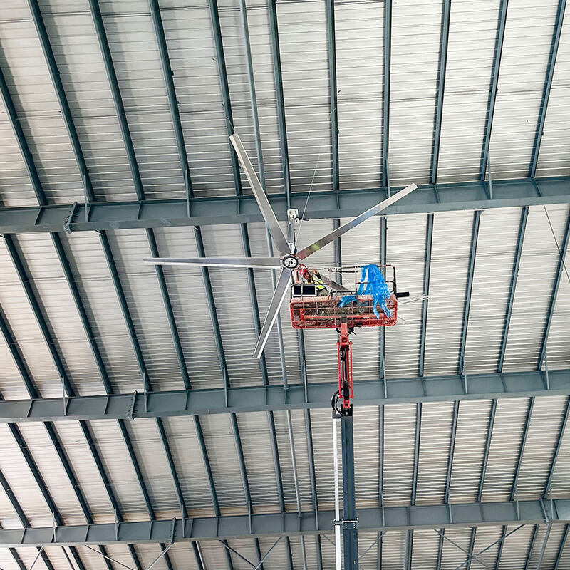 Dawang Industrial Fan Hvls Installation