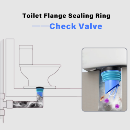 why 3 layer toilet flange outperforms old wax rings  stop sewer odors-2