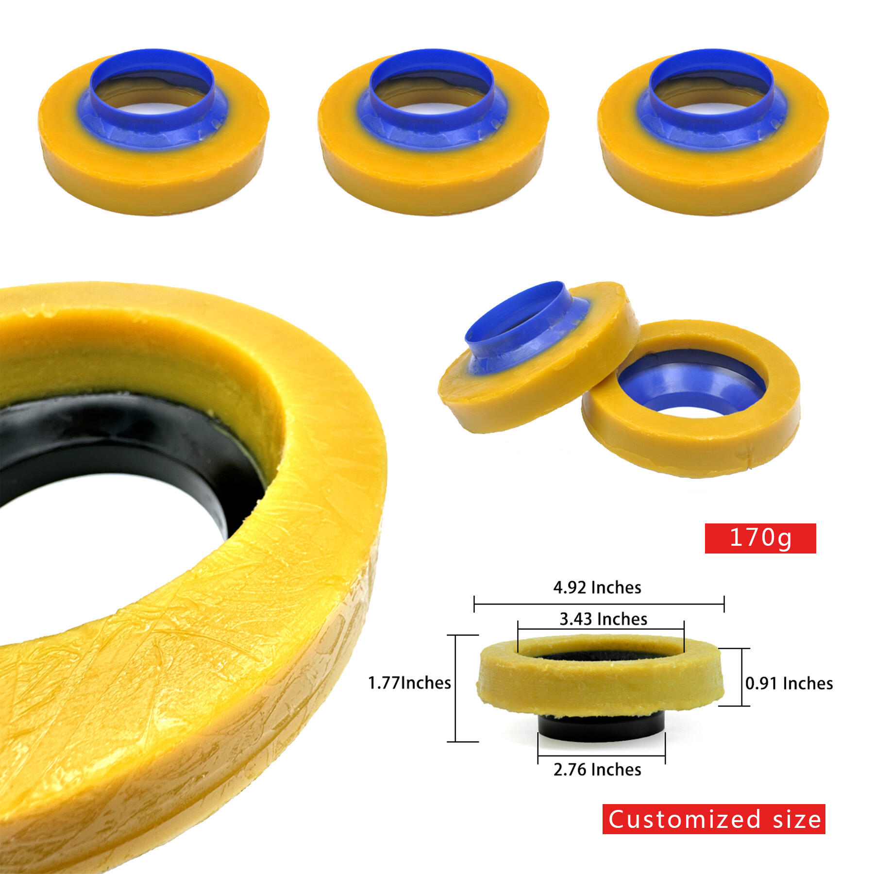 Orbicularis Cereus Cunctorii Commercialis Gradus Extra Crassus - Sine Bacteriis | Acido/Odore Resistentia | Facilis Installatio