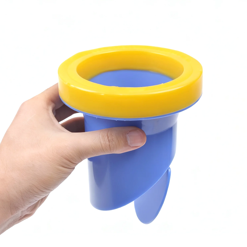 شفة مرحاض احترافية ثلاثية الطبقات مع صمام منع التدفق العكسي - قلب من مادة ABS مقاومة للتآكل لمدة 10 سنوات