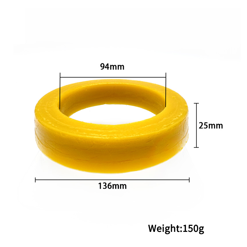 Für Amerika zugelassener universeller Wachsklosettring – 100 % reines Paraffinwachs | ISO 9001 zertifiziert | Passend für 3/4-Zoll-Abwasserleitungen