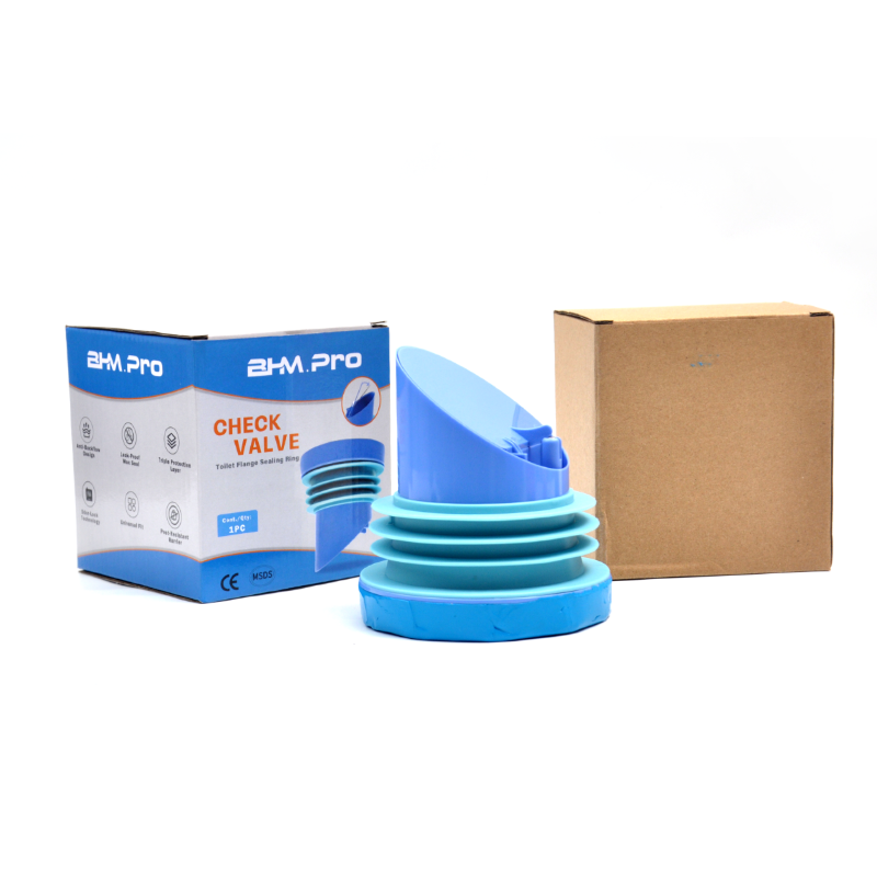 3-Layer Odor-Proof Toilet Check Valve | Anti-Backflow Sewer Gas Preventer for Leak-Free Bathroom Plumbing