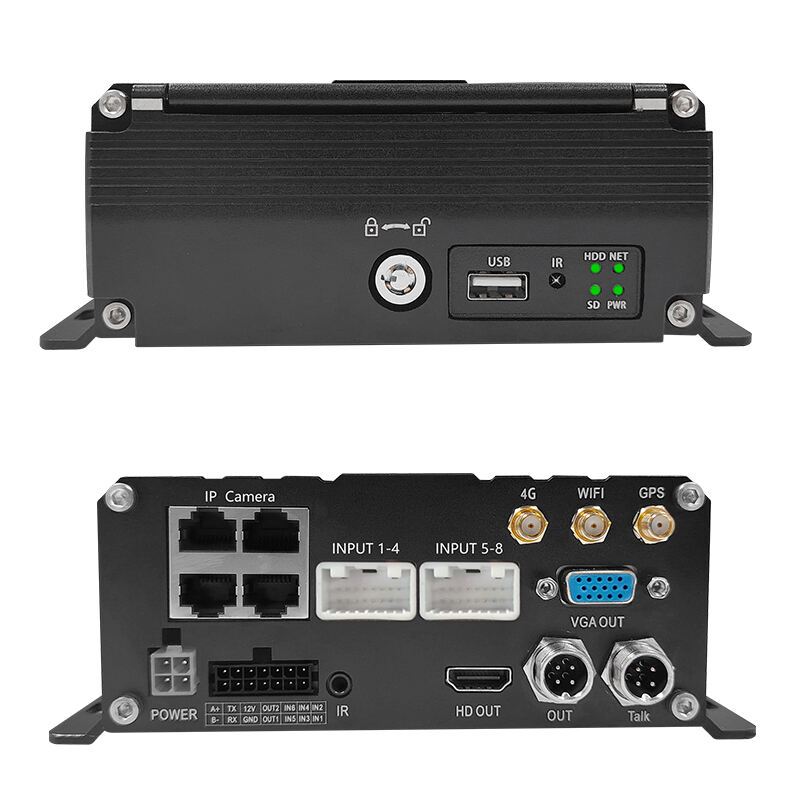 ST9828-84R 8CH AHD+4CH IPC MDVR dokunmatik ekranlı