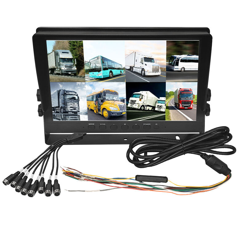 ST848-10.1-SD 10.1inch 4CH Quad DVR monitor 