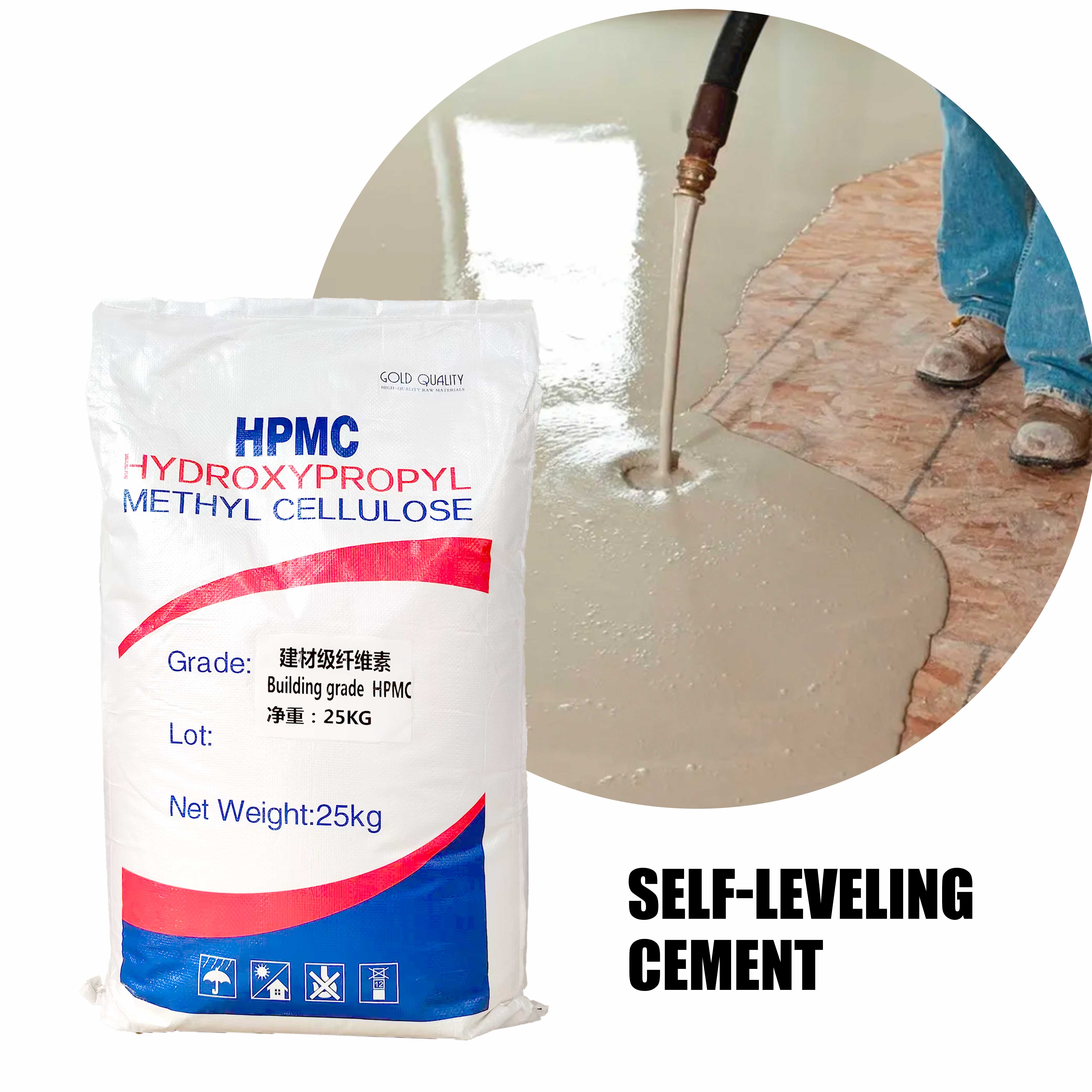 Wat is de rol van HPMC in zelfvereffenend cement?