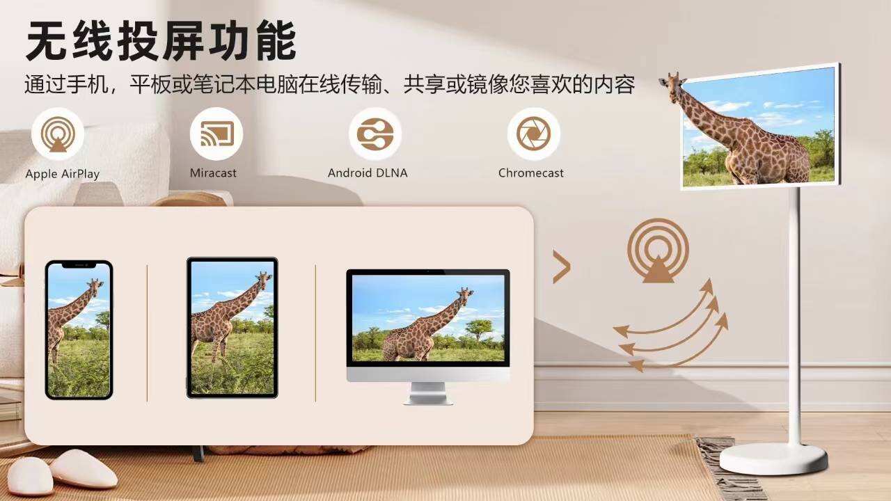 Entdecken Sie das ultimative portable TV mit HDMI- und USB-Anschlüssen