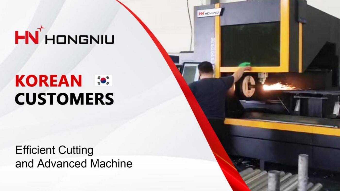Hongniu Laser Metal Cutting Machine in Korea