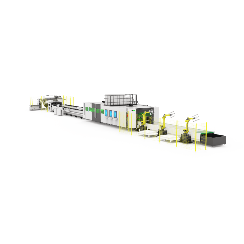 Multi-gantry Automatic Uncoiling Fiber Laser Cutting Machine