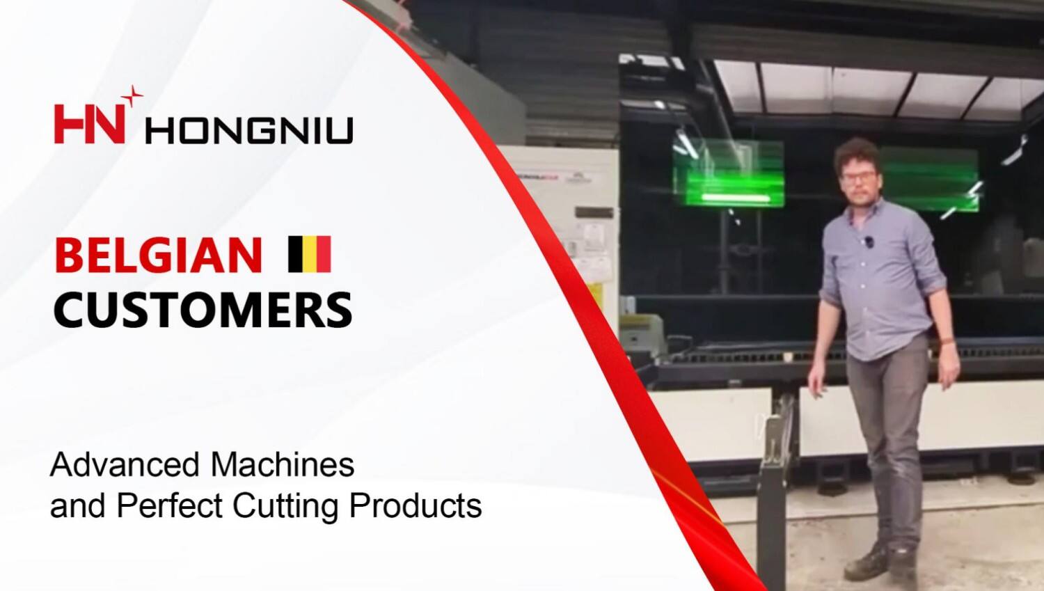 Hongniu Laser Fiber Laser Cutting Machine in Belgium