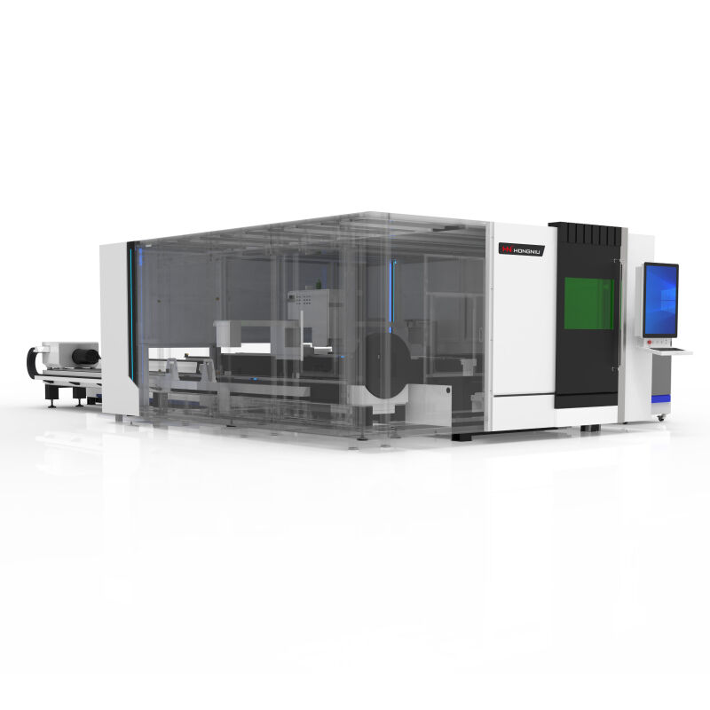 3015HR Enclosed Exchange Platform Plate and Tube Integrated Fiber Laser Cutting Machine