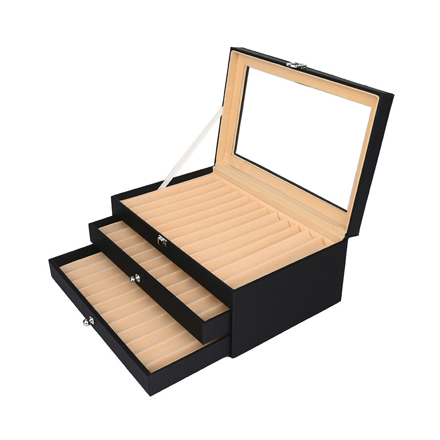 चमड़े का बहु-स्तरीय बड़ी क्षमता वाला 36-पेन फाउंटेन पेन केस, फाउंटेन पेन और बॉलपॉइंट पेन के लिए ड्रॉप-प्रतिरोधी और दबाव-प्रतिरोधी भंडारण बॉक्स।