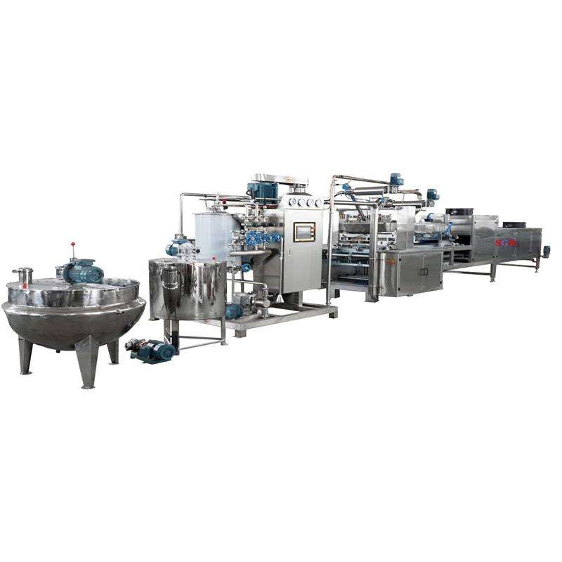 Hard candy depositing machine