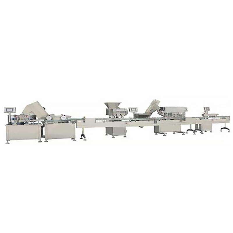 Chewing gum or tablet candy counting bottling line