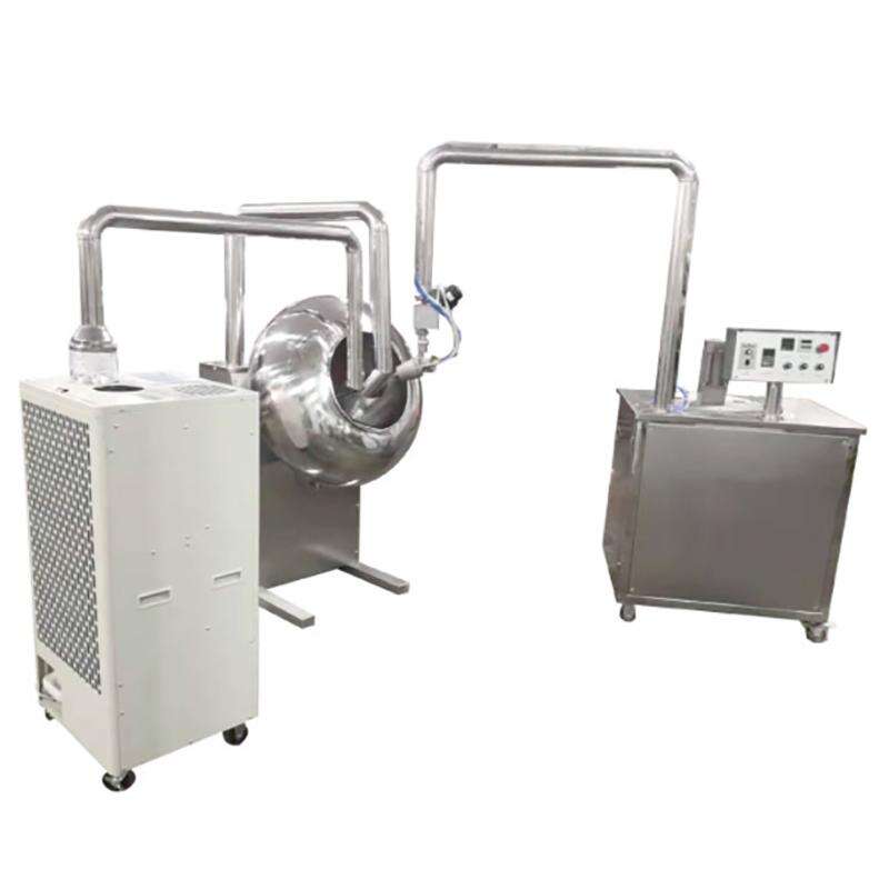 Chocolate coating panning machine