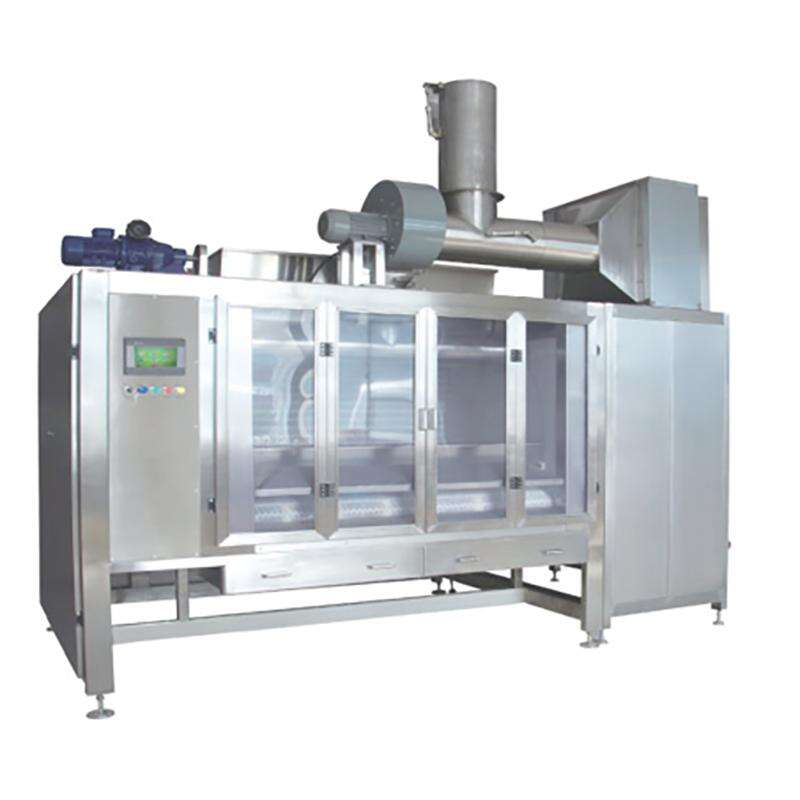 Chocolate belt coating machine