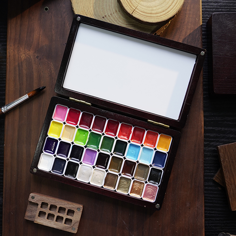 물감을 혼합하여 독특한 색상을 만드는 방법은?