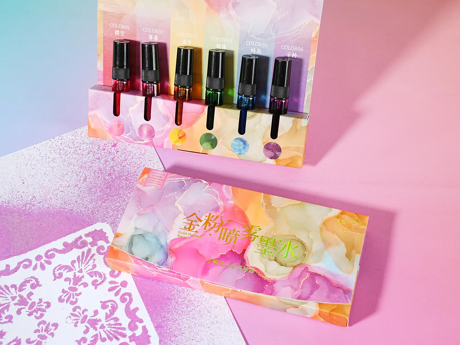 골드 파우더 잉크: 황금빛 창의적 표현을 위한 완벽한 선택