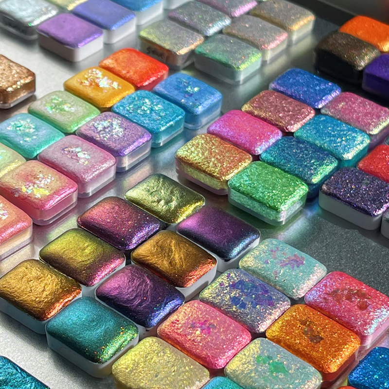 투명 수채화 물감은 자연 풍경 표현에 적합한가요?