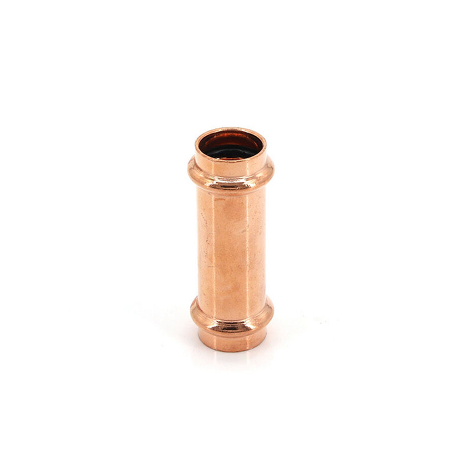 Copper V press extended slip coupling no stop 