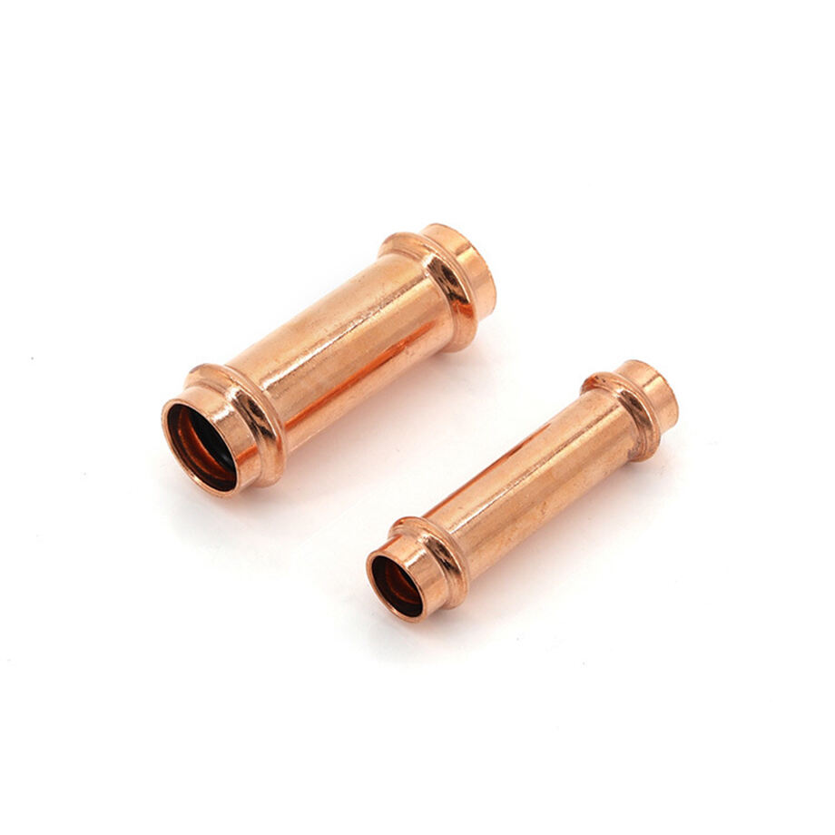 Copper V press extended slip coupling no stop 