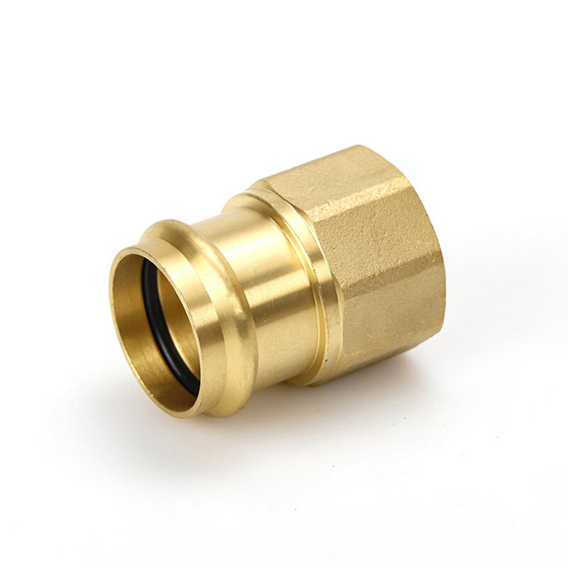 copper v press fitting female street adapter