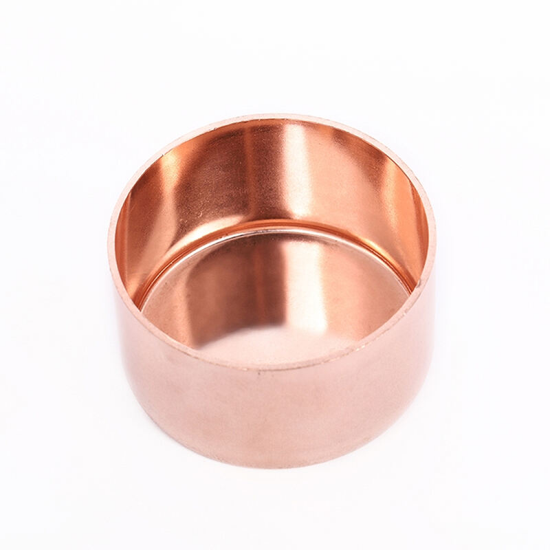 Copper welding fittings cap