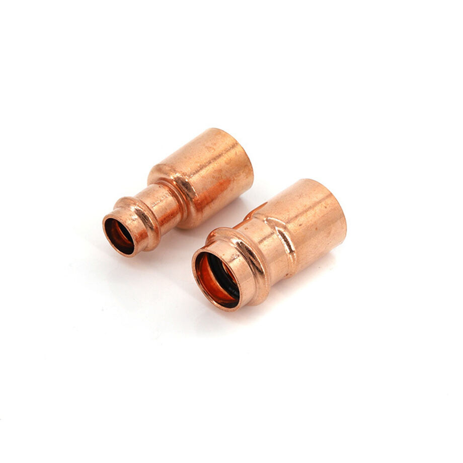 Copper V-Press Fitting Reducing Adapter Coupling