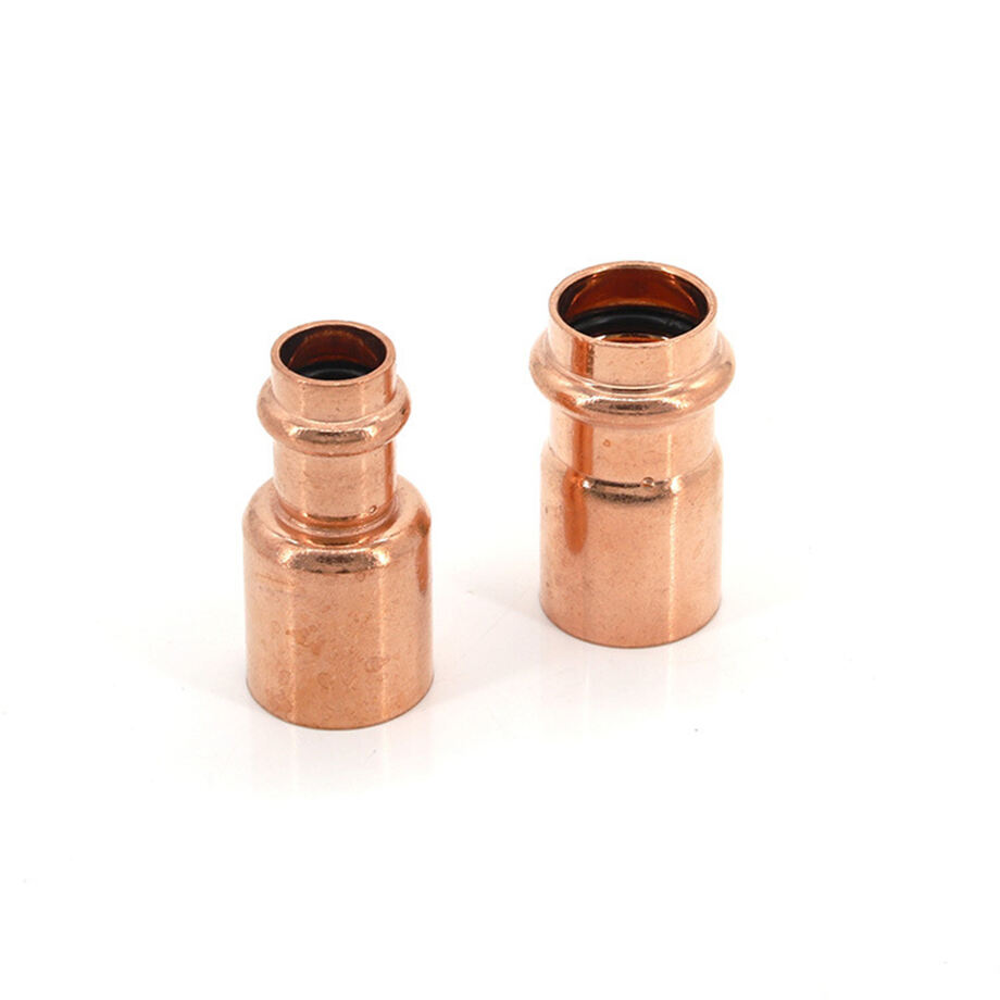 Copper V-Press Fitting Reducing Adapter Coupling