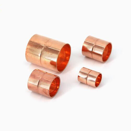 Copper welding fiiting slip couping no stop